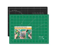 Ecraft Self Healing Cutting Mat: Double Sided 5-Ply Fabric Cutting Mat for Craft, Sewing, Quilting Rotary Cutting Board Mats 9" x 12"(A4)
