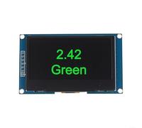 Écran 2,42", 128 x 64 pixels, -40 à 85 degrés (7 broches vert) | 128 x 64 pour une résolution, représentation claire de l'image, puce SSD1309, interface I2C, idéal pour les projets