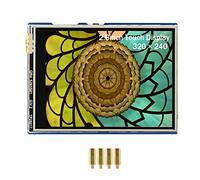 Écran 2.8 Pouces pour Raspberry Pi Pico 320×240 LCD Écran Tactile IPS 262K Couleurs Moniteur, Interface SPI, Contrôleur Tactile Résistif XPT2046, Pilote ST7789, Compatible avec Raspberry Pi Pico