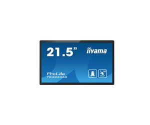 Ecran 21.5 Interactif Noir Tactile PCAP 10pts VA 24/7 1920x1080 16:9 400 cd/m² 18ms HDMI 5xUSB VESA 100x100 Microphone Hp Paysage/Portrait