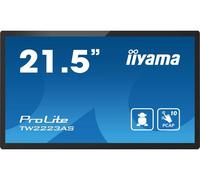 iiyama TW2223AS-B2 Écran d'affichage dynamique Écran plat interactif 54,6 cm (21.5") Wifi 400 cd/m² Full HD Noir Écran tactile Intégré dans le processeur Android 12 24/7