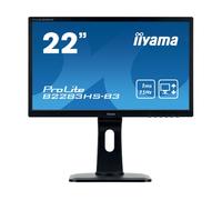 iiyama ProLite B2283HS-B3 écran plat de PC 54,6 cm (21.5 ) 1920 x 1080 pixels Full HD LED Noir