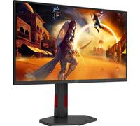 AOC Gaming Q25G4SR - Moniteur Quad HD 255 Pouces, 300 Hz, 1 ms, FreeSync. Prem., G-Sync comp., HDR400 (2560x1440, 2X HDMI 2.1, DisplayPort 1.4) Noir-Rouge