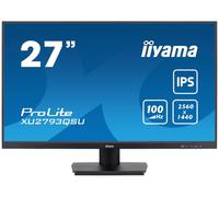iiyama Prolite XU2793QSU-B7, 27" Ultra Mince, Dalle IPS, 2560x1440@100Hz, 1ms, 300cd/m², 1300:1, 1xHDMI, 1xDisplayPort, USB HUB (2x3.2), Haut-parleurs, VESA 100x100, i-Style Colour, TCO