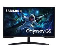 ECRAN 27'' SAMSUNG Gaming NOIR Odyssey G55C VA Incurvé 1000R 2560x1440 300cd/m² 1ms 165Hz 1xHDMI 1xDP Pied inclinable