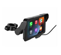 Lescars Écran 5" pour moto compatible CarPlay et Android Auto