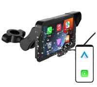 Écran 5" pour moto compatible CarPlay et Android Auto [Lescars]
