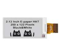 Écran à encre électronique de 2,13 pouces, compatible avec Arduino, résolution 250 x 122, faible puissance, interface SPI pour projets de bricolage, idéal pour les étiquettes électroniques, les