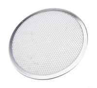 Écran à pizza en aluminium prêt au four avec densité de maille uniforme pour minimiser les points chauds et favoriser une cuisson uniforme (25,4 cm)