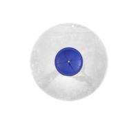 Écran anti-éclaboussures en silicone pour bol mélangeur, batteur à œufs, couvercle flexible pour (bleu, 30 x 30 cm)