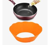 Écran Anti-éclaboussures Pour Friture,écran Anti-éclaboussures Pour Poêle à Frire,Plaque Anti Projection Cuisine, anti eclaboussure cuisine, Anti-éclaboussures Kit De Déflecteur De Barrière,Orange