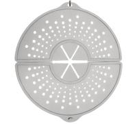 Écran anti-éclaboussures pour poêle, couvercle pliable anti-éclaboussures d'huile sûre au lave-vaisselle, bavettes en silicone pour graisse, pour casserole, friteuse, cuisine, appartement dortoir