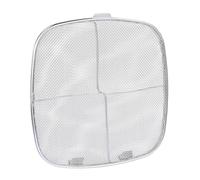 Écran anti-projections en Mailļe - Protege-éclaboussures de graisse 21,5x21,5 cm | Remplacement réutilisable 5-en-1 pour friteuse sans huile et grill intérieur, Accessoire de friture en acier inoxydab