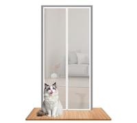 Écran anti-rayures - Porte en renforcée 55,12 x 94,49 pouces, barrière de protection pour animaux | Barrière flexible montée sur adhésif avec un design respirant pour chambre à coucher, patio,