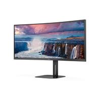 AOC Écran CU34V5C-BK 34" 3440×1440 incurvé HDMI DisplayPort USB-C PD 65W haut-parleurs intégrés