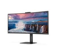 AOC V5 CU34V5CW LED display 86,4 cm (34") 3440 x 1440 pixels Wide Quad HD Noir