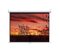 Écran Blanc De Projecteur 72 Po Écran Escamotable Manuel Salle Cinéma | Écran De Projection Mural Anti-froissement À Verrouillage Automatique HD Pour Bureau(72 Inch 4:3)