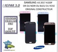 Ecran Bleu Or Noir ou Rose Original Samsung galaxy A3 2017 A320F