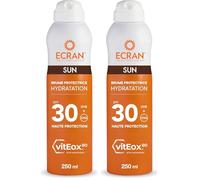 ECRAN® - Brume Protectrice Hydratante - Haute Protection - Technologie vitEox80 - Vitamine E - Protection UVA, UVB, Lumière Bleue, Coups de Soleil - Protection Solaire SPF 30 - Bronzage naturel