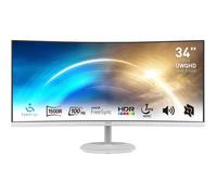 Écran Bureautique Incurvé 34"" - MSI - Pro MP341CQW - UWQHD - 100Hz - Blanc