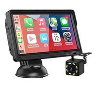Écran CarPlay Android Auto 7'' Bluetooth Pare brise Camera de recul Avizar Noir G