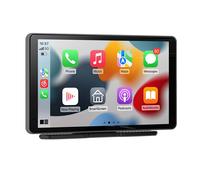 Écran CarPlay Android Auto Tactile 7 Pouces pour GPS Appels et Messages, Noir