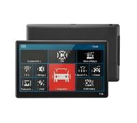 Écran CarPlay GPS 7 Pouces pour camions et véhicules avec Bluetooth, 256 Mo + 16 Go de Stockage, Compatible Les Poids Lourds(Bluetooth)