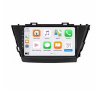 Écran Carplay Portable sans Fil pour Toyota V Plus Prius Alpha LHD RHD 2012-2015 Navigation GPS, Écran Tactile, Siri Assistant Vocal, Bluetooth, Mirror Link Steer + Caméra, 4 Nuclear 4G+64G