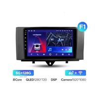Écran CarPlay pour Benz pour Smart Fortwo 2 2010-2015 Autoradio Multimédia Lecteur vidéo Navigation GPS Android Non 2di(10smart CC2p 128G-F1)