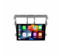Écran Carplay sans Fil pour Apple Carplay & Android Auto pour Toyota Vios 2 2007-2013 Android Auto sans Fil, HD Touch Display, WiFi GPS, Bluetooth, 8 Nuclear 4G+64G
