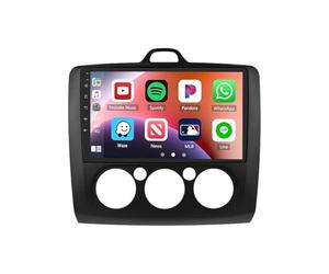 Écran Carplay sans Fil pour Focus Exi MT 2 3 MK2/MK3 Stéréo Android, Écran Tactile HD, Bluetooth, WiFi GPS, Dashcam & Caméra de Recul FM, 8 Nuclear 6G+128G