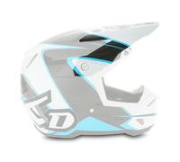 Écran Casque 6D ATR-3 Wave Cyan brillant/blancTaille unique Cyan brillant,blanc