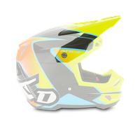 Écran Casque 6D ATR-3 Wave Cyan Brillant/Orange Néon/JauneTaille unique Cyan Brillant,Orange Néon,Jaune