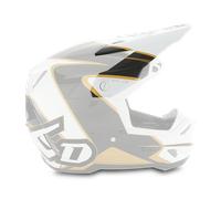 Écran Casque 6D ATR-3 Wave Or/Blanc brillantTaille unique Or,Blanc brillant