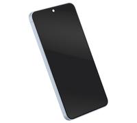 Écran Complet AMOLED de Remplacement pour Galaxy S25 Service Pack avec Châssis Samsung Bleu clair