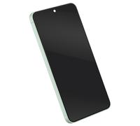 Écran Complet AMOLED de Remplacement pour Galaxy S25 Service Pack avec Châssis Samsung Vert pâle