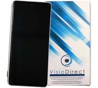 Ecran complet compatible avec Samsung Galaxy S20 FE 5G SM-G781B "" Blanc vitre tactile + écran LCD sur chassis