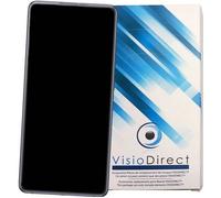 Ecran complet compatible avec Samsung Galaxy S20 FE 5G SM-G781B "" bleu vitre tactile + écran LCD sur chassis