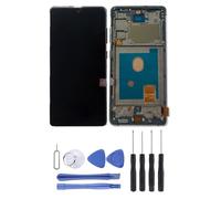 Ecran complet compatible avec Samsung Galaxy S20 FE SM-G780F blanc vitre tactile + Ecran LCD sur chassis + Kit outils -VISIODIRECT-