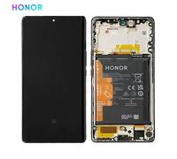 Ecran Complet Honor Magic 5 Lite Noir Vitre Tactile Lcd Châssis Avec Batterie