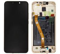 Ecran Complet Huawei Mate-20 Lite Gold Assemblé Sur Châssis