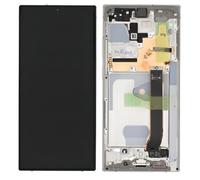 Écran Complet In-Cell pour Galaxy Note 20 Ultra avec Vitre Tactile et Châssis Blanc