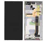 Écran Complet In-Cell pour Galaxy Note 20 Ultra avec Vitre Tactile et Châssis Blanc