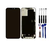 Ecran Complet Iphone 12 Pro Max Lcd Vitre Tactile Compatible Châssis Kit Outil - Lcd / Noir / Avec Kit Outils