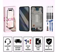 Écran complet - KOMI - Samsung A34 (A346) - Noir - LCD Incell - Châssis intégré, kit outils & adhésif