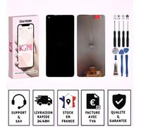 Écran complet - KOMI - Samsung Galaxy A21s SM-A217F - Technologie InCell - Noir - Avec châssis et adhésif