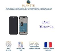 Ecran Complet LCD et Tactile avec châssis Pour Motorola Moto G23