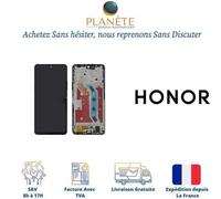 Ecran LCD & Vitre tactile Noir Assemblés Sur Châssis Pour Honor Magic 4 Lite