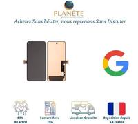 Ecran Complet LCD et Vitre Tactile OLED Noir pour Google Pixel 5