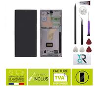 Ecran Complet Officiel Lavande - Galaxy S23 Ultra + Kit Outils